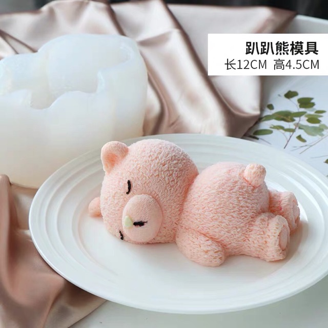 Khuôn silicon 3d sắc nét làm bánh, mousse, thạch, kem, bánh trung thu