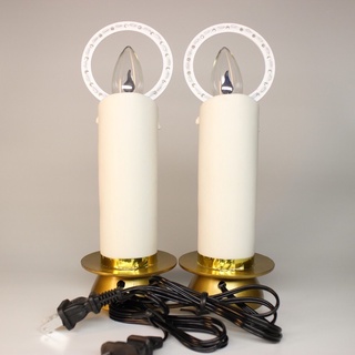 2 CÂY NẾN LED VÒNG - ĐÈN THỜ CÔNG GIÁO