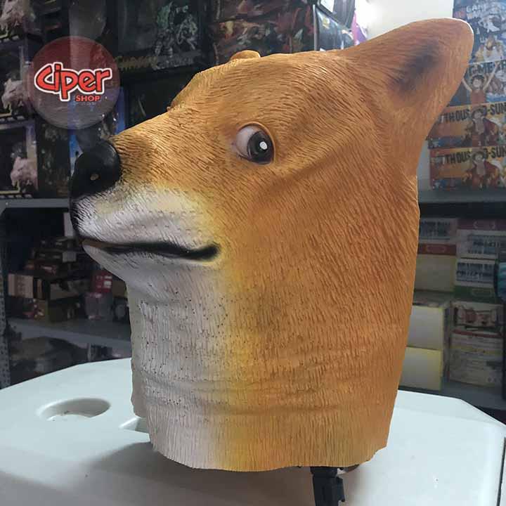 Mặt nạ Cosplay Đầu Chó - Vàng