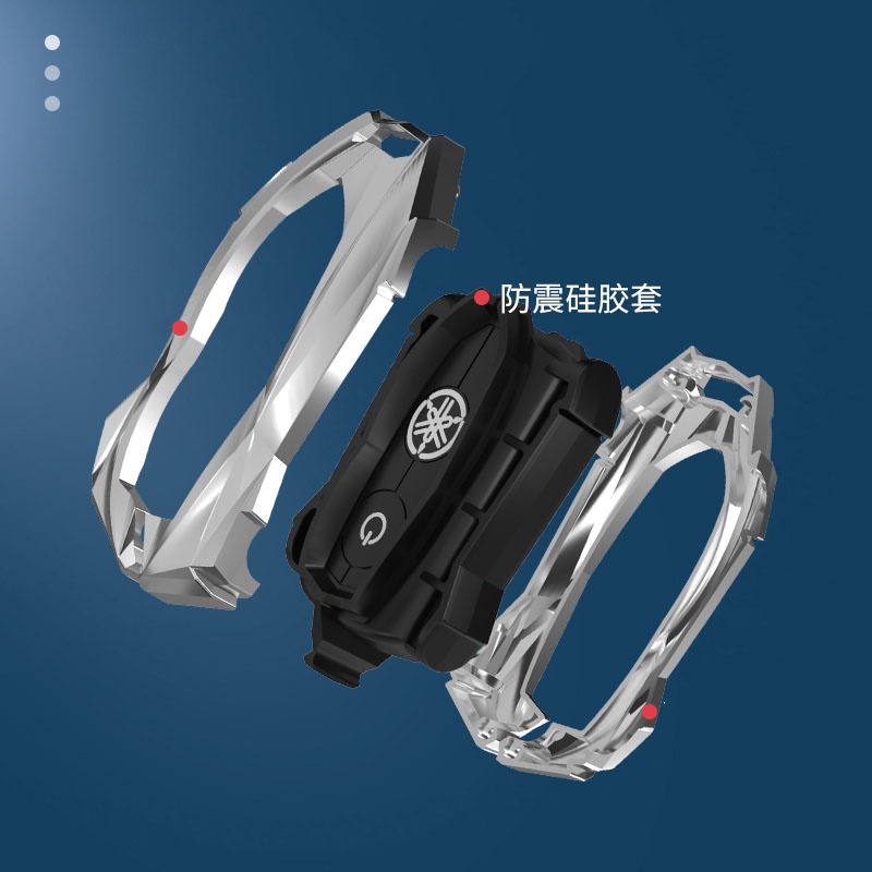 Ốp Bảo Vệ Chìa Khóa Xe Mô Tô Yamaha NVX 155 / Exciter Y16 AEROX 150/XMAX 300 /Nmax v2 freego Bằng Hợp Kim Kẽm