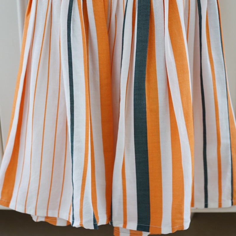 Váy bé gái Alphabet 4-12y  Đầm bé gái vạt lưng cotton vải cao cấp xuất dư 0622