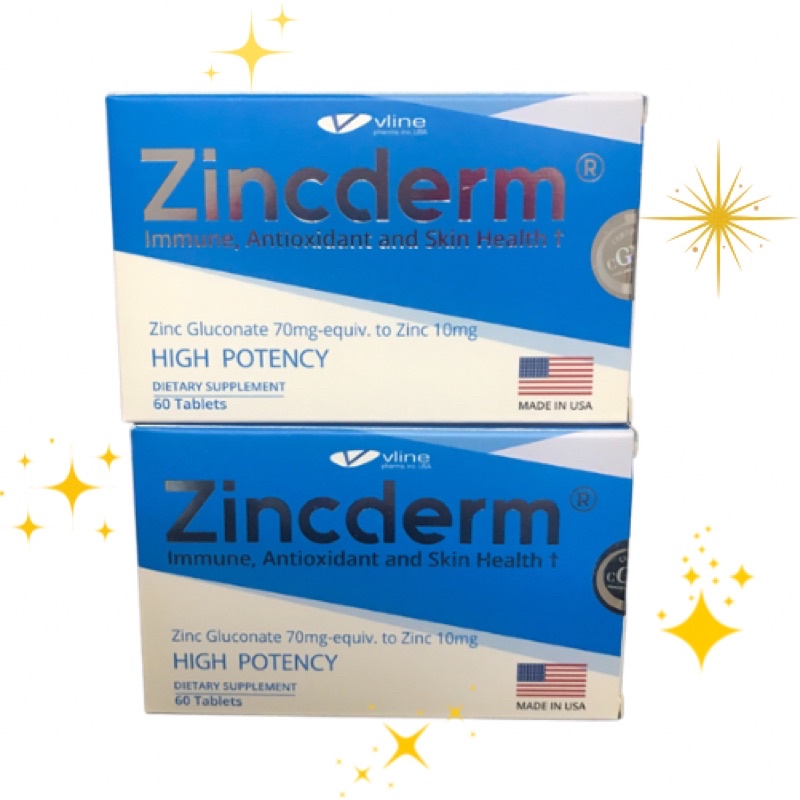 Kẽm Zincderm Hỗ trợ làm đẹp da, tóc, móng