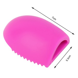 Dụng cụ vệ sinh cọ trang điểm silicone
