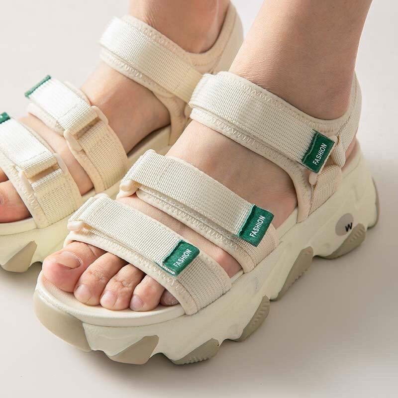 (ảnh+video) giày dép sandal nữ 3 quai  wass vải dù mềm