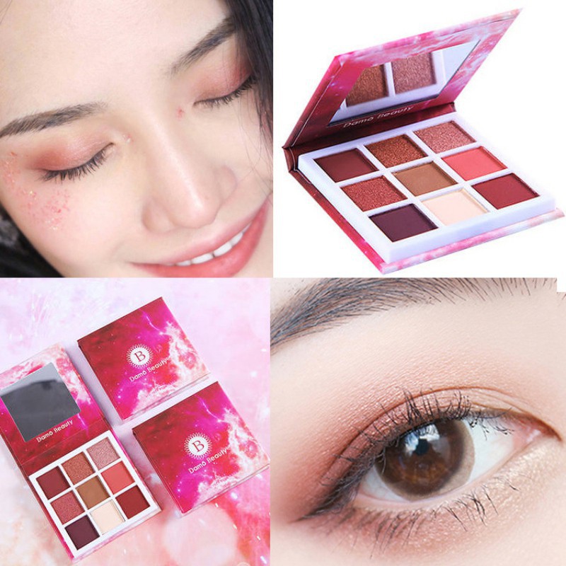 [Hàng mới về] Bảng phấn mắt 9 màu lì và màu sắc lung linh thương hiệu Damo Beauty | BigBuy360 - bigbuy360.vn