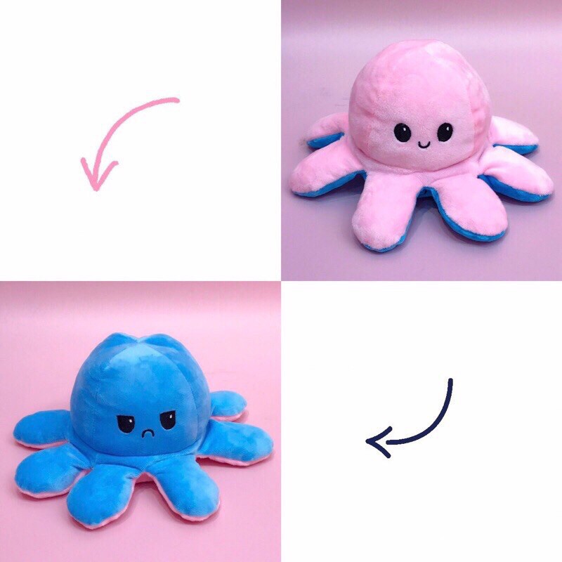 Gấu bông bạch tuộc cảm xúc size 30cm (GIAO MÀU NGẪU NHIÊN)