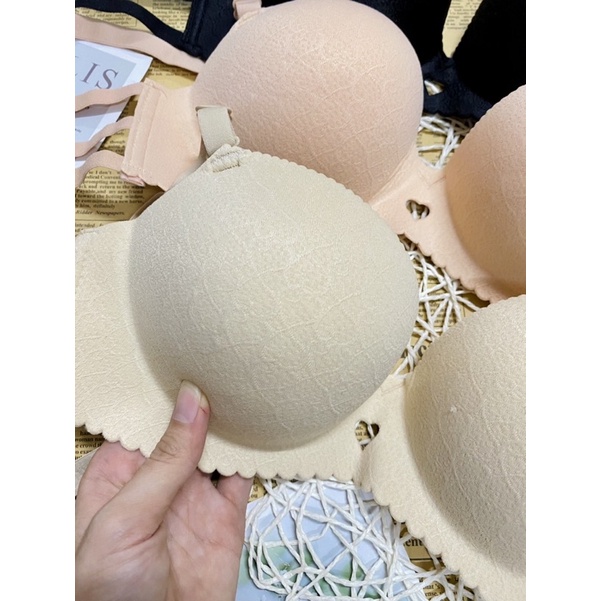 Áo ngực su non không gọng siêu dày 7cm ba dây lưng mẫu mới