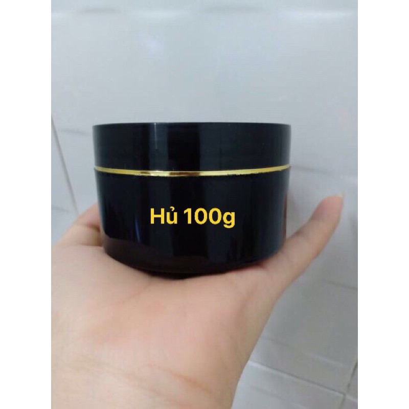 Hủ đựng kem 100g [màu đen]