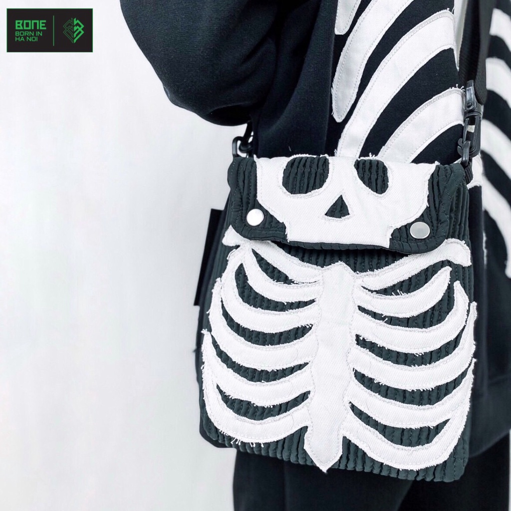 Túi đeo chéo localbrand unisex nam nữ , túi local brand chính hãng BONE Chuppy Bag