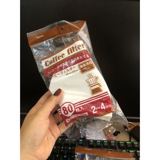 Gói 80 túi giấy lọc cà phê size L