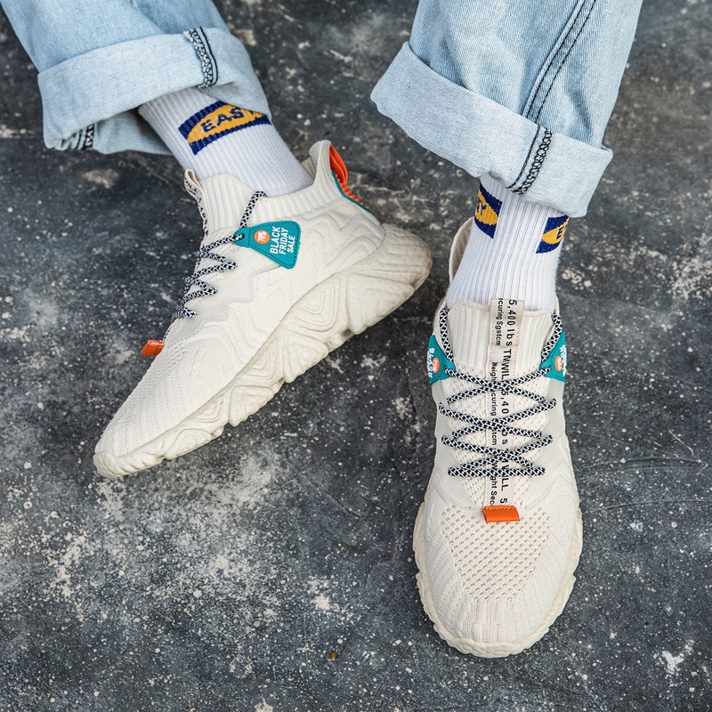 Giày Thể Thao Nam Thời Trang MWC Thiết Kế Vải Dệt Cao Cấp  Dáng Thể Thao Cổ Thấp Năng Động Cá Tính NATT- 5308