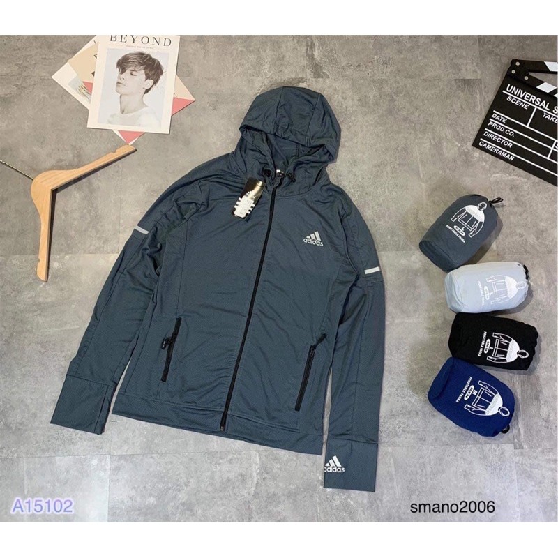 Áo chống  nắng nam Adidas chất kim cương siêu thấm hút mồ hôi | BigBuy360 - bigbuy360.vn