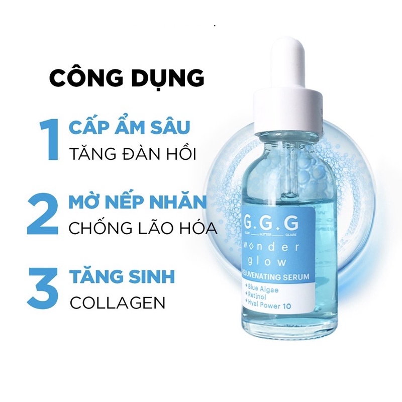Serum GGG 30ML Rejuvenating Trẻ Hoá Da Ngừa Lão Hoá Mờ Nếp Nhăn