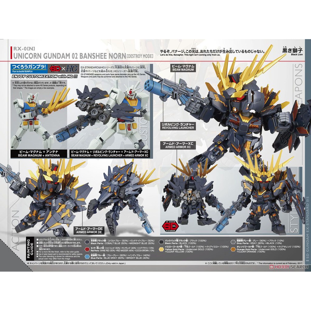 Mô Hình Lắp Ráp Gundam SD Unicorn Gundam 02 Banshee Norn