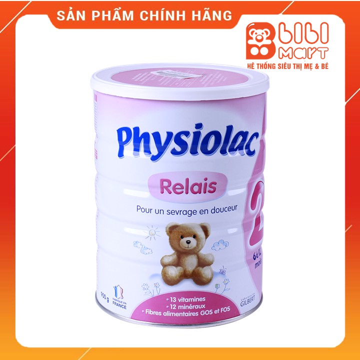 SỮA PHYSIOLAC RELAIS SỐ 2 900G (6 - 12 THÁNG)
