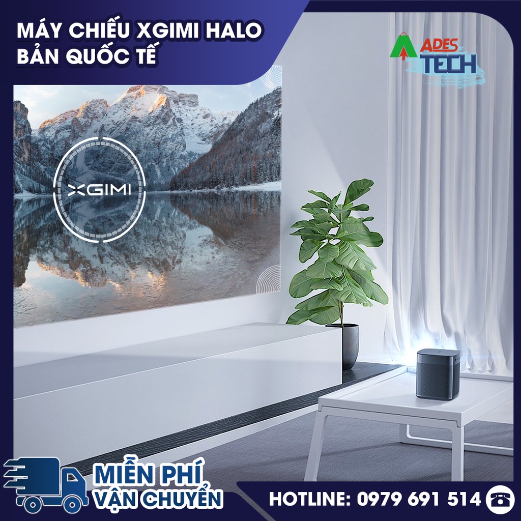 Máy Chiếu XGIMI HALO / HALO Plus Bản Quốc Tế - Bảo hành 12 tháng - Độ phân giải 4K