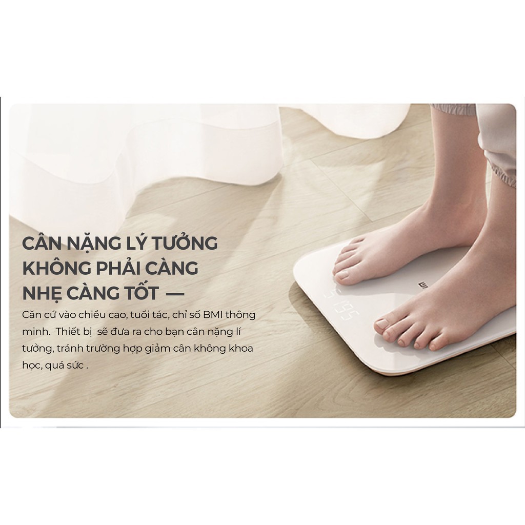 Cân thông minh Xiaomi Mi Smart Scale 2 Chính Hãng Digiworld phân phối BH12T