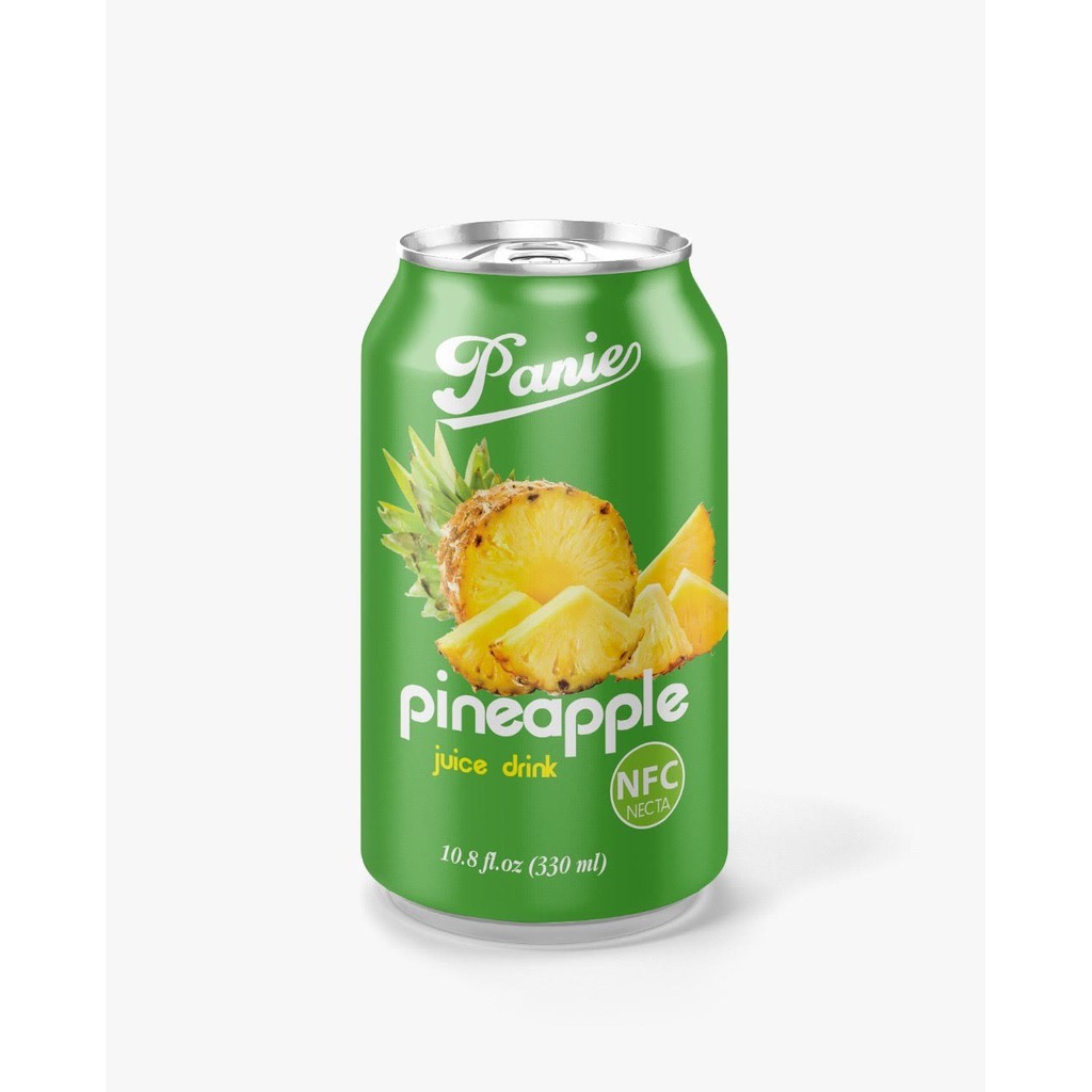 Nước Ép Trái Cây Panie Hương Dứa - lon 330ml