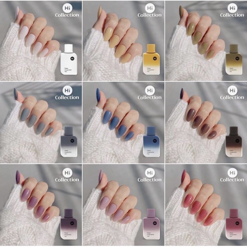 ♻️CHÍNH HÃNG - FRESHIP♻️ [Tách set] Sơn gel thạch cao cấp Hàn Quốc Hi gel hi collection ( giá 1 chai)