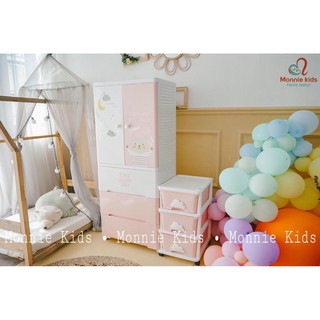 TỦ NHỰA 4 TẦNG ĐỂ ĐỒ CHO BÉ
