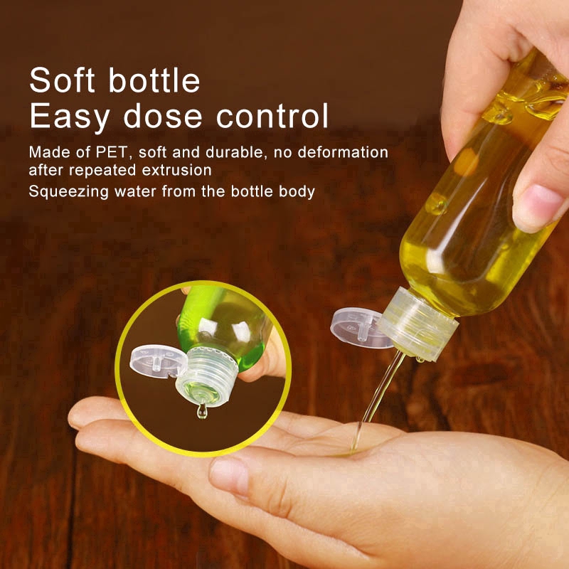 Chai Nhựa Trong Suốt 30ml / 50ml / 100ml Đựng Mỹ Phẩm Du Lịch Tiện Dụng