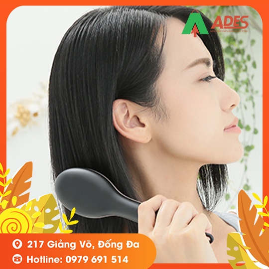 Lược Belulu Quick &amp; Easy Straight Brush Màu Đen - Bảo hành Chính hãng