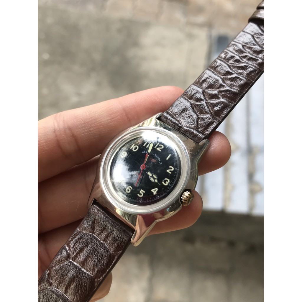 Đồng hồ nữ cơ cổ thụy West End Watch, cơ lên cót tay, kim số dạ quang