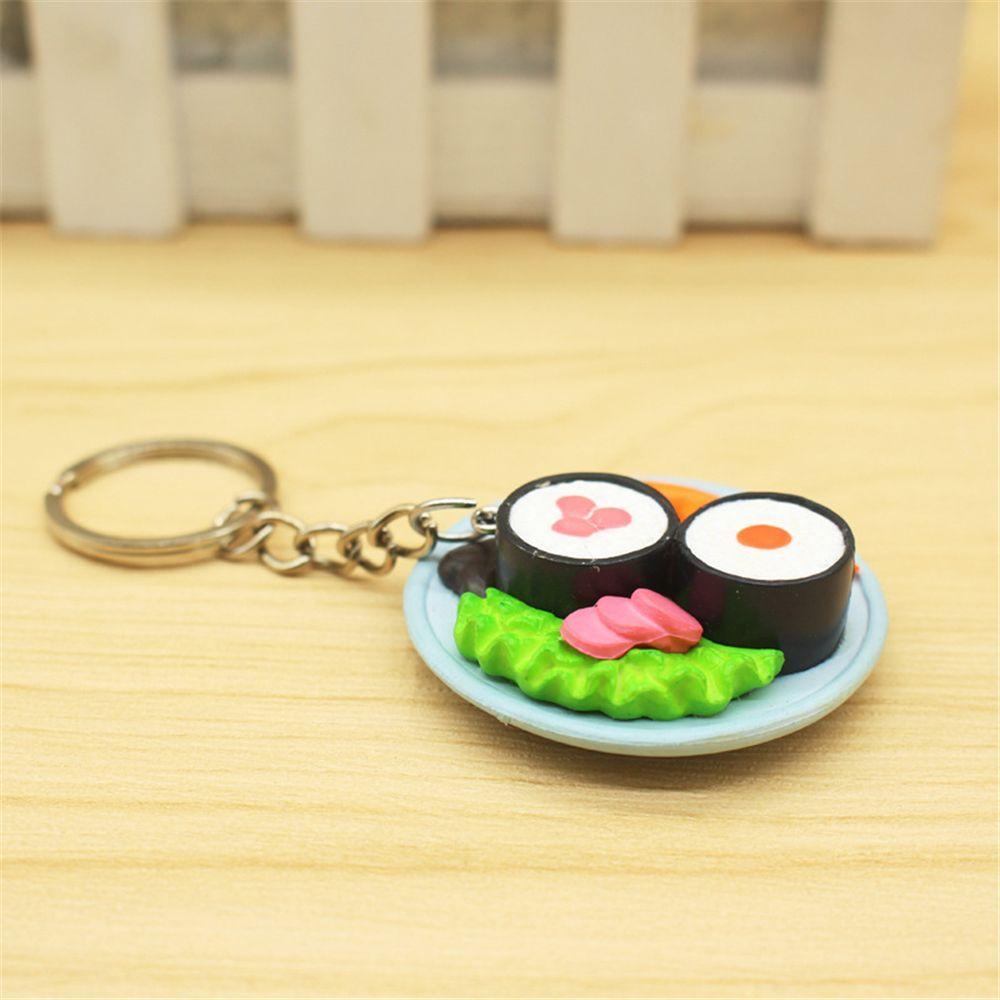 Móc Khóa Hình Lát Cá Hồi Dễ Thương