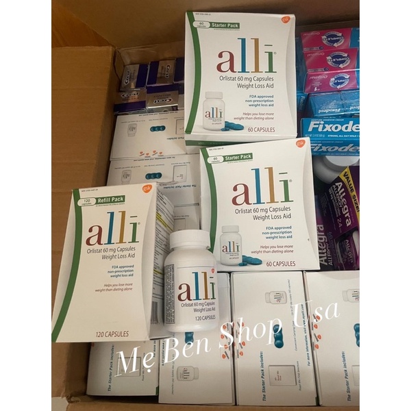 Viên uống giảm cân Alli Orlistat 60mg Weight Loss Aid