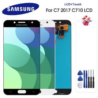 Màn Hình Cảm Ứng Lcd Thay Thế Cho Samsung Galaxy C7 2017 C8 Sm-C7100 C710F J7+J7 Plus 5.5 Inch
