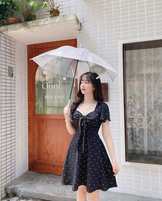 Đầm Xinh Elio Hở lưng quyến rũ kèm mút ngực form ôm body | BigBuy360 - bigbuy360.vn