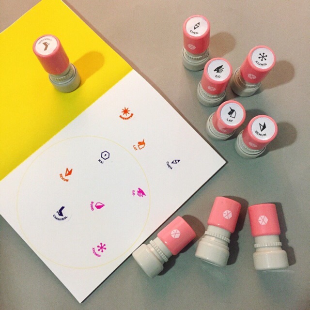 EXO stamp// con dấu - Tên thành viên