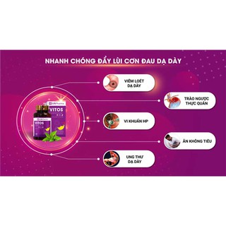 Dạ Dày Vitos TEM QR CODE  - Trào Ngược, Viêm Loét Dạ Dày
