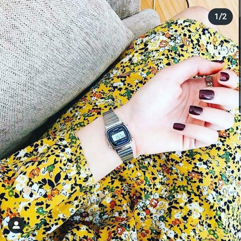 Đồng hồ nữ dây kim loại LA670Wa-1 chính hãng - Đồng hồ sale giá rẻ