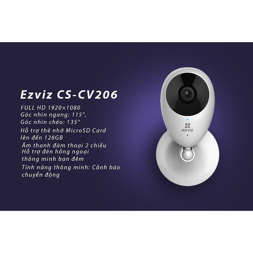 Camera IP Wifi EZVIZ C2C CS-CV206 (1080P)