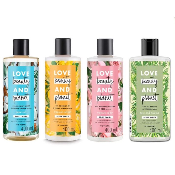 Sữa Tắm Chiết Xuất Từ Thiên Nhiên Love Beauty And Planet Body Wash