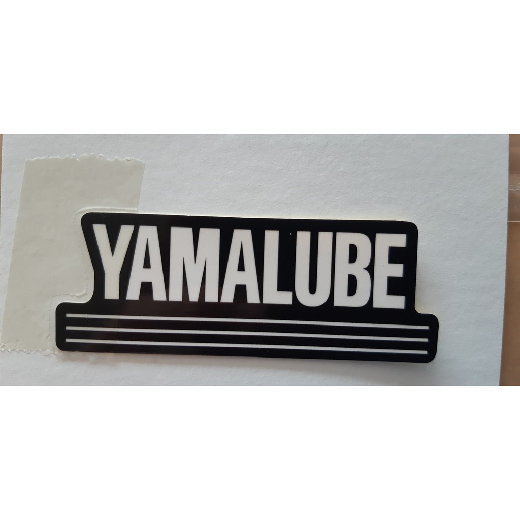 Tem chữ &quot;Yamalube&quot; zin chính hãng Yamaha 2NDF839F10