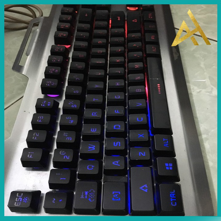 Bàn Phím Máy Vi Tính Laptop Chơi Game NEWMEN GM619 Đèn LED 7 Màu- Bàn phím Giả Cơ Keyboard Gaming Có Dây