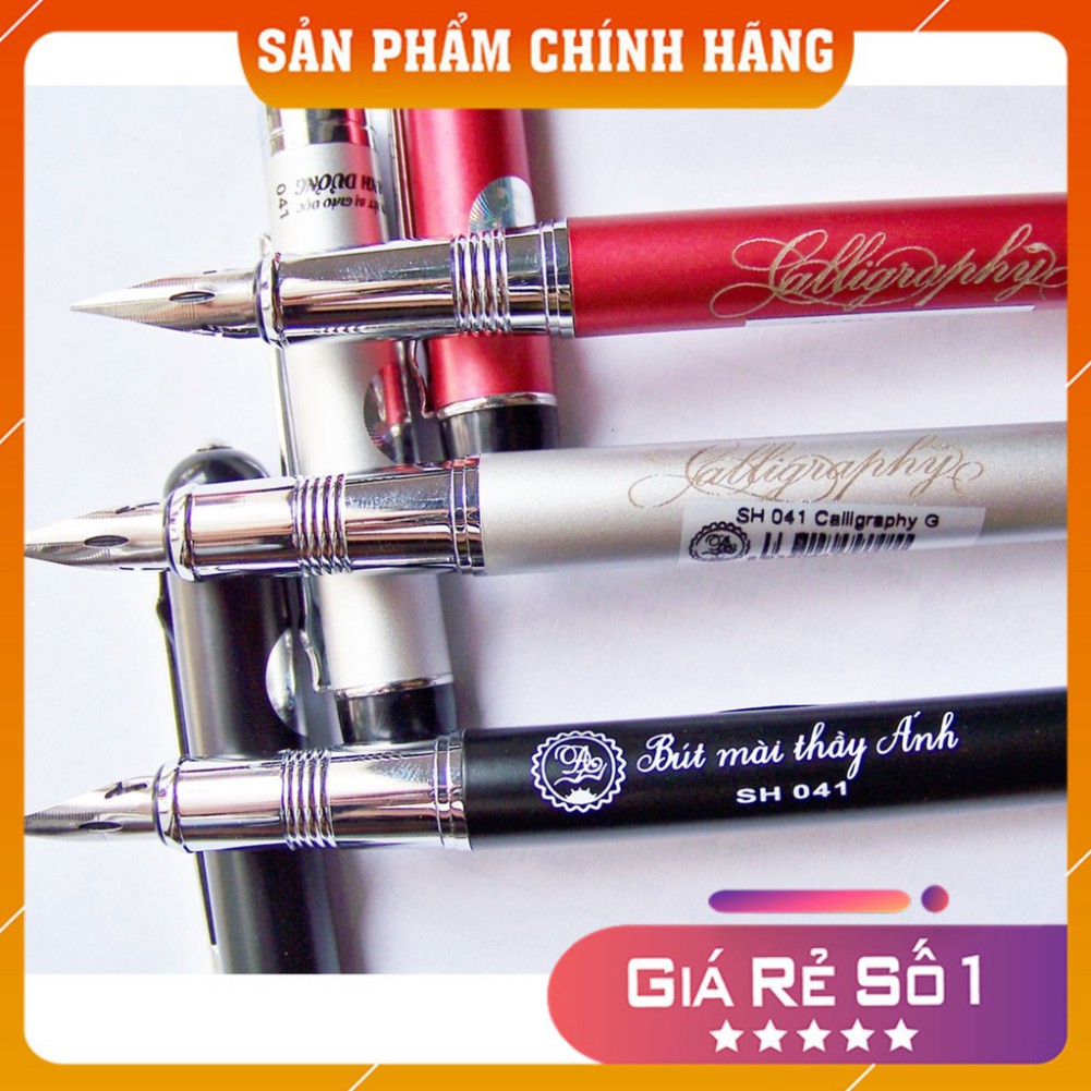 Bút Mài Thầy Ánh Nét Thanh Nét Đậm SH041 – Bút Máy Ánh Dương Ngòi Lá Tre Calligraphy Luyện Chữ Đẹp