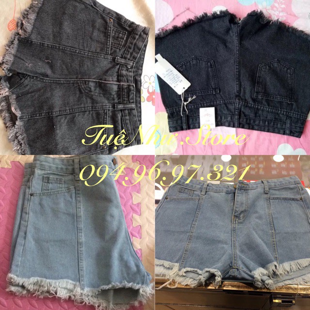 (Order=ảnh thật) bigsize Quần short gấu tua rua | BigBuy360 - bigbuy360.vn