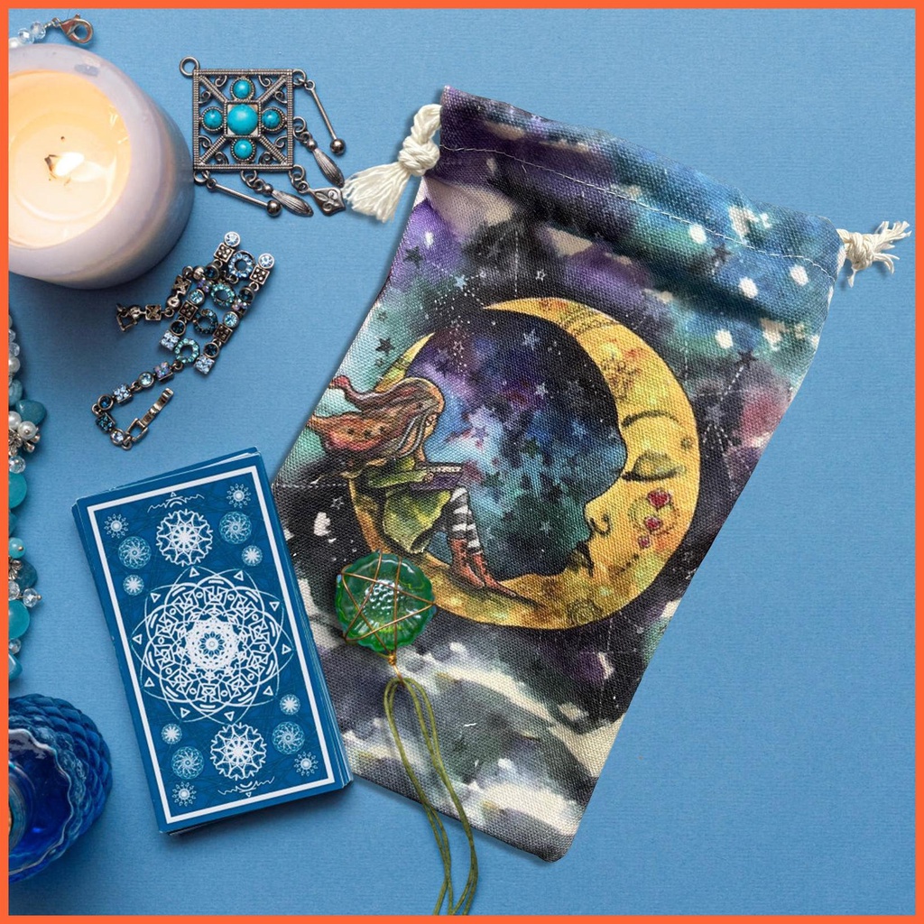 Túi Dây Rút Đựng Thẻ Bài Tarot Tiện Dụng