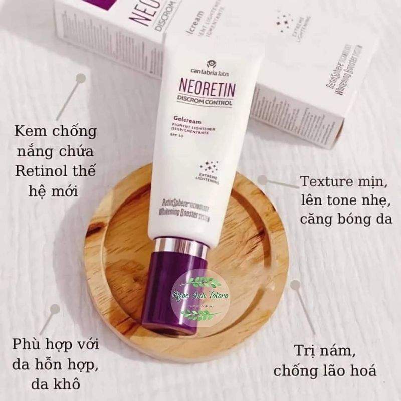 Kem Chống Nắng Neoretin Discrom Control Gel Cream SPF 50