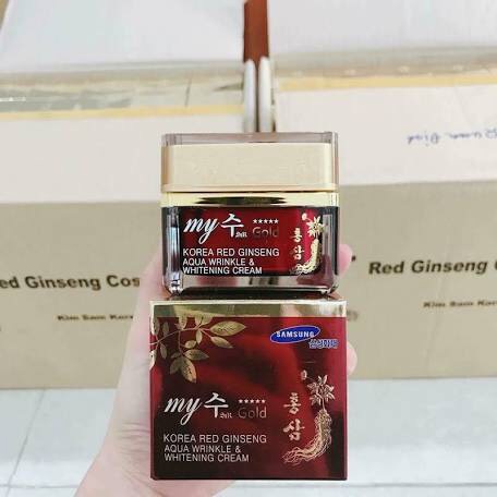 KEM HỒNG SÂM HÀN QUỐC MY GOLD KOREA RED GINSENG WHITE CREAM