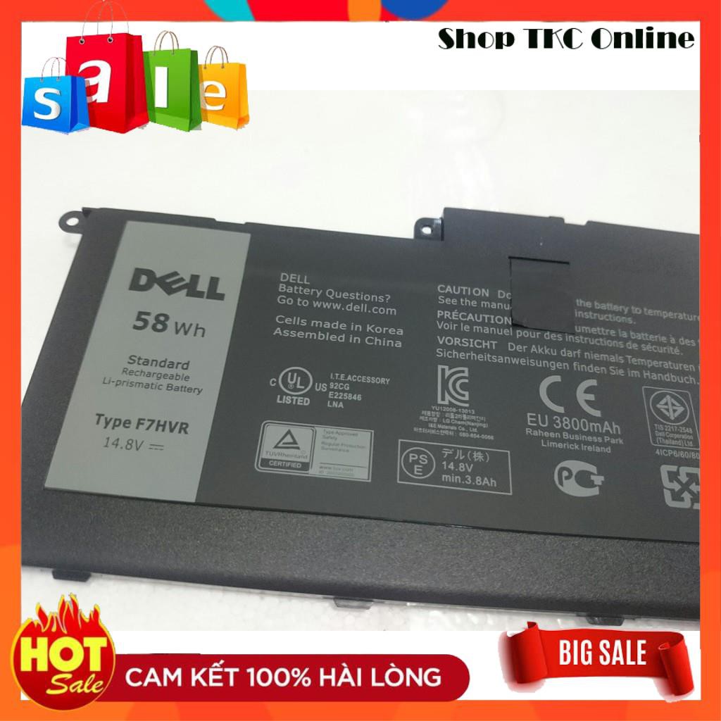 🎁 PIN ZIN LAPTOP DELL Inspiron 15 5000 5565 5558 7537 7548 7547 N7547 N7547 F7HVR ZIN