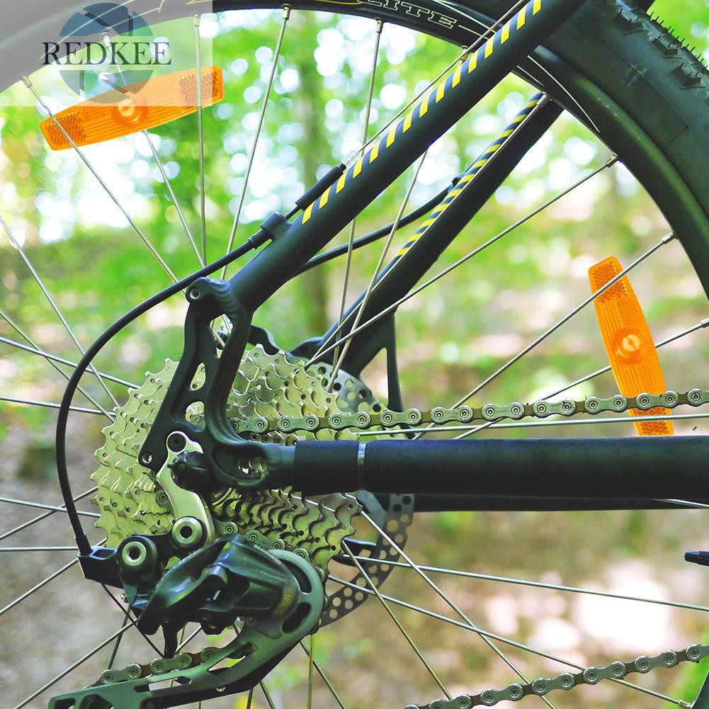 Bộ 4 Miếng Phản Quang Gắn Nan Hoa Xe Đạp Hình Dạng Con Cá Để Cảnh Báo An Toàn