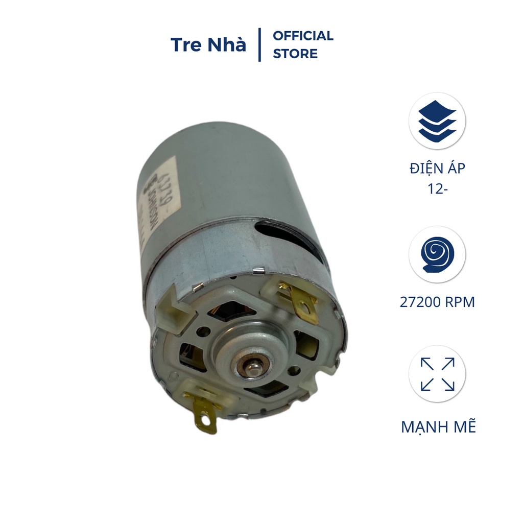 Động cơ công cụ điện bạo lực Dechang 550 DC12V tốc độ cao 18200 vòng / phút công suất cao 100W