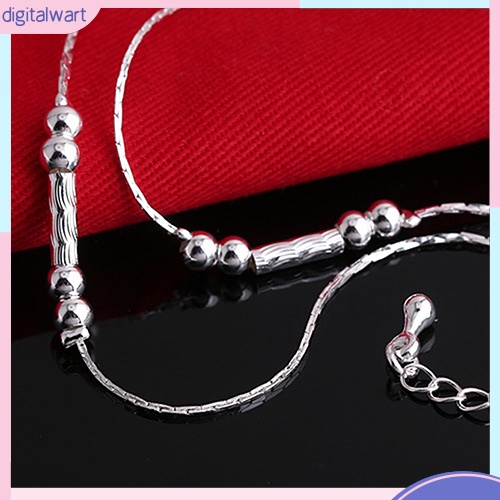 Vòng Đeo Tay Mạ Bạc Kiểu Dáng Đơn Giản Thanh Lịch Dành Cho Nữ