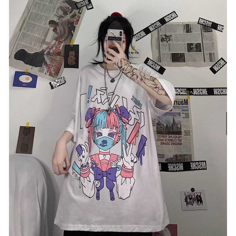 ÁO THUN, ÁO PHÔNG TAY LỠ UNISEX FORM RỘNG OVERSIZE M69