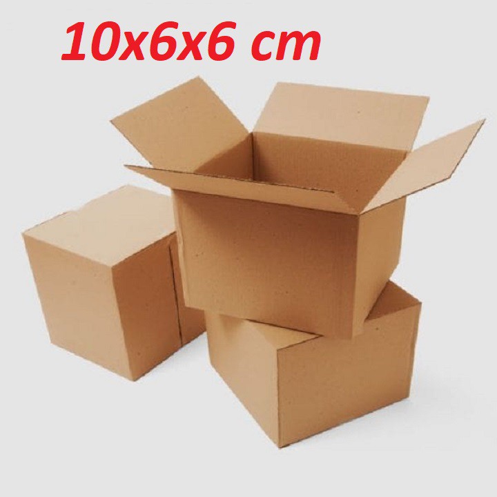 Bộ 100 Thùng Carton 10x6x6 cm