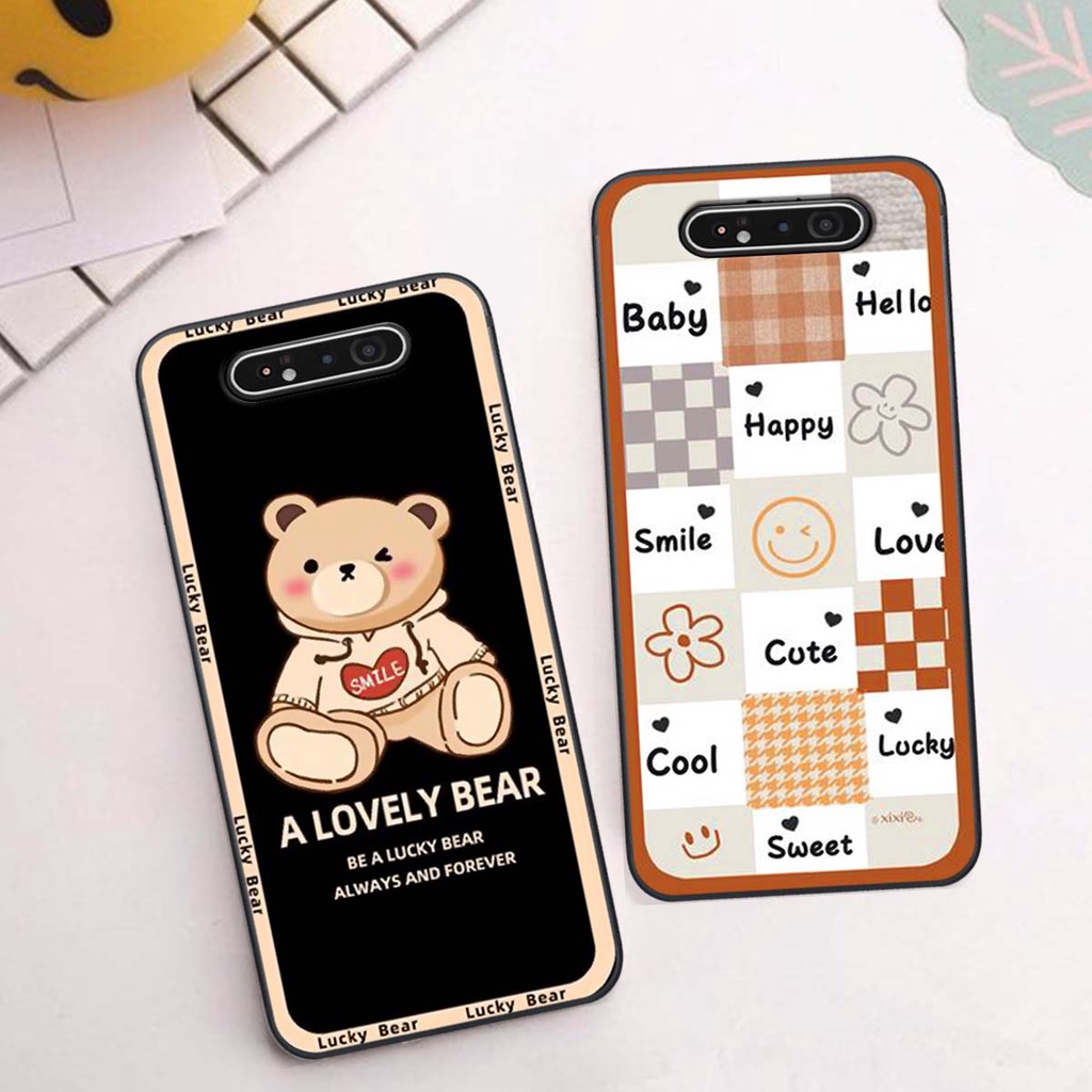 Ốp lưng Samsung A80 hoạ tiết trẻ trung dễ thương siêu đẹp